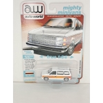 Auto World 1:64 Dodge Caravan 1985 white